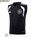 Senza Maniche Maglia Spagna 2026 Nero Bianco