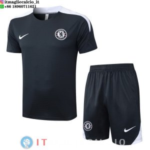 Formazione Maglia Set Completo Chelsea 2025/2026 Grigio Bianco