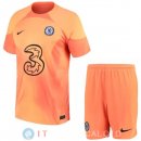 Portiere Maglia Set Completo Uomo Chelsea 2022/2023 Arancione