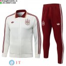 Giacca Full Zip e Pantaloni Allenamento Spagna 2026 Giallo Rosso