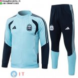 Giacca Full Zip e Pantaloni Allenamento Bambino Argentina 2026 Blu