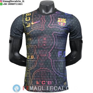 Thailandia Maglia Barcellona Speciale Giocatori 2025/2026 Nero I Rosso