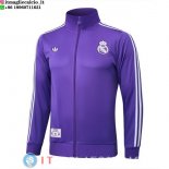 Giacca Lunga Zip Real Madrid 2025/2026 I Purpureo Giacca Lunga Zip Real Madrid 2025/2026 I Purpureo