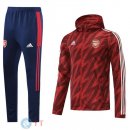 Giacca A Vento Set Completo Arsenal 21-22 Rosso