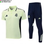POLO Maglia Set Completo Real Madrid 2025/2026 Verde Luce Nero POLO Maglia Set Completo Real Madrid 2025/2026 Verde Luce Nero