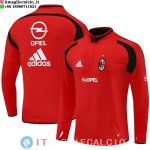 Felpa Da Allenamento AC Milan 04-05 Rosso Felpa Da Allenamento AC Milan 04-05 Rosso
