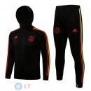 Giacca Felpa Cappuccio Set Completo Ajax 2021/2022 Nero