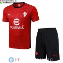 Formazione Set Completo Maglia AC Milan 2025/2026 Rosso I Nero