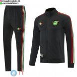 Giacca Set Completo Lunga Zip Giamaica 2026 Nero