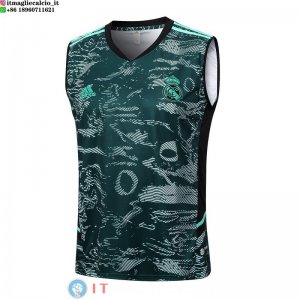 Senza Maniche Maglia Real Madrid 2023/2024 Verde