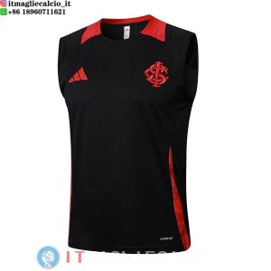 Senza Maniche Maglia Internacional 2025/2026 Nero Rosso