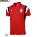 POLO Maglia AC Milan 2023/2024 Rosso Nero Bianco