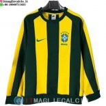 Felpa Girocollo Brasile Uomo 2026 Giallo Verde Felpa Girocollo Brasile Uomo 2026 Giallo Verde