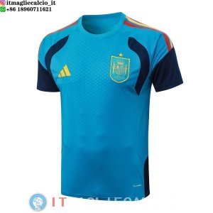 Formazione Maglia Spagna 2026 Blu Luce