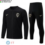 Giacca Set Completo Lunga Zip Corinthians Paulista 22-23 Nero