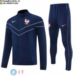 Giacca Full Zip e Pantaloni Allenamento Francia 2026 Blu Navy Giacca Full Zip e Pantaloni Allenamento Francia 2026 Blu Navy