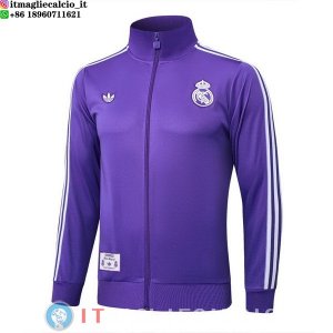 Giacca Lunga Zip Real Madrid 2025/2026 I Purpureo
