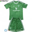 Maglia Set Completo Uomo Manchester United Portiere 2025/2026 Verde