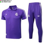 POLO Maglia Set Completo Real Madrid 2025/2026 Purpureo
