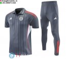 POLO Maglia Set Completo Bayern Monaco 2026/2027 Grigio Rosso Bianco