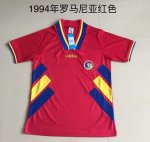 Retro Maglia Originali Romania 1994 Rosso Retro Maglia Originali Romania 1994 Rosso