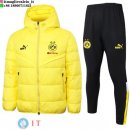 Giacca in Cotone Set Completo Borussia Dortmund 23-24 Giallo Nero
