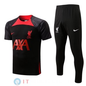 Formazione Maglia Set Completo Liverpool 2022/2023 Nero