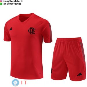 Formazione Maglia Bambino Set Completo Flamengo 2023/2024 Rosso