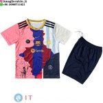 Maglia Bambino Barcellona Speciale 2025/2026 Rosa Blu
