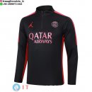 Felpa Da Allenamento Paris Saint Germain 23-24 Rosso II Nero