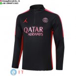 Felpa Da Allenamento Paris Saint Germain 23-24 Rosso II Nero