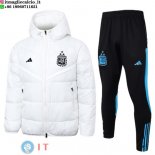 Giacca in Cotone Set Completo Argentina 2023 Bianco Nero