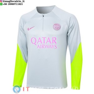 Felpa Da Allenamento Paris Saint Germain 23-24 Grigio Verde