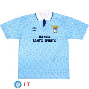 Retro Maglia Lazio Prima 1991/1992 Blu Luce