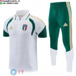 POLO Maglia Set Completo Italia 2026 Bianco I Verde
