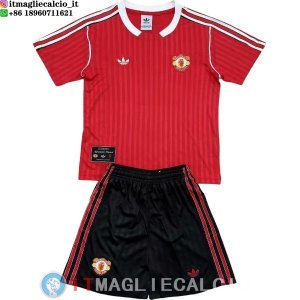 Maglia Bambino Manchester united Speciale 2025/2026 Rosso Nero