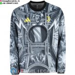 Thailandia Maglia Juventus Speciale 2025/2026 Grigio Nero ML Thailandia Maglia Juventus Speciale 2025/2026 Grigio Nero ML