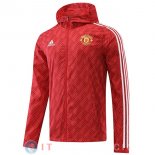Giacca A Vento Manchester United 22-23 Rosso Bianco