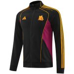 Giacca Lunga Zip AS Roma 25-26 Nero Giacca Lunga Zip AS Roma 25-26 Nero