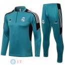 Giacca Set Completo Real Madrid 2021/2022 Verde Nero