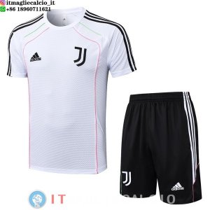 Formazione Set Completo Maglia Juventus 2025/2026 Bianco Rosa Nero