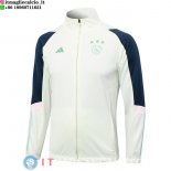 Giacca Lunga Zip Ajax 23-24 Verde Luce Blu