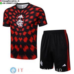 Formazione Set Completo Maglia Flamengo 2025/2026 Rosso Nero