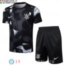 Formazione Set Completo Maglia Corinthians Paulista 2025/2026 Nero Grigio