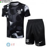 Formazione Set Completo Maglia Corinthians Paulista 2025/2026 Nero Grigio