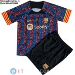 Maglia Bambino Barcellona Concetto 2023/2024 Rosso Nero