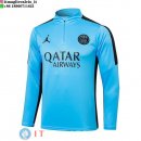 Felpa Da Allenamento Paris Saint Germain 23-24 Blu II Nero
