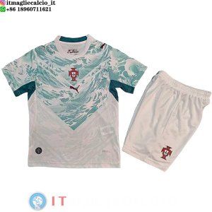Maglia Bambino Portogallo Seconda 2026