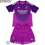 Maglia Set Completo Uomo Real Madrid Portiere 2025/2026 Purpureo
