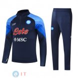 Giacca Bambino Set Completo Napoli 2022/2023 Blu Navy